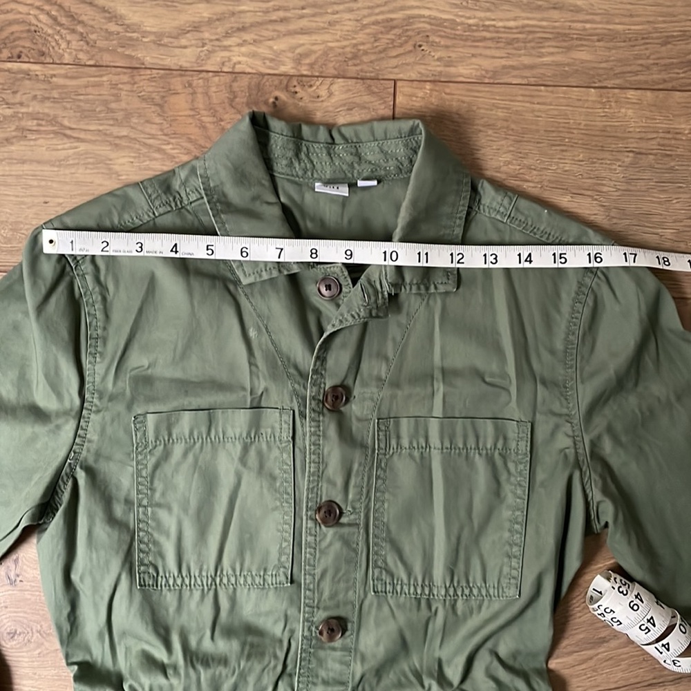 Petite olive green GAP utility romper - Picture 8 of 13
